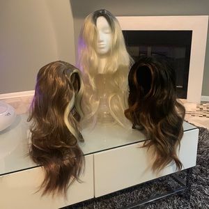 Bundle of “3” fun wigs!